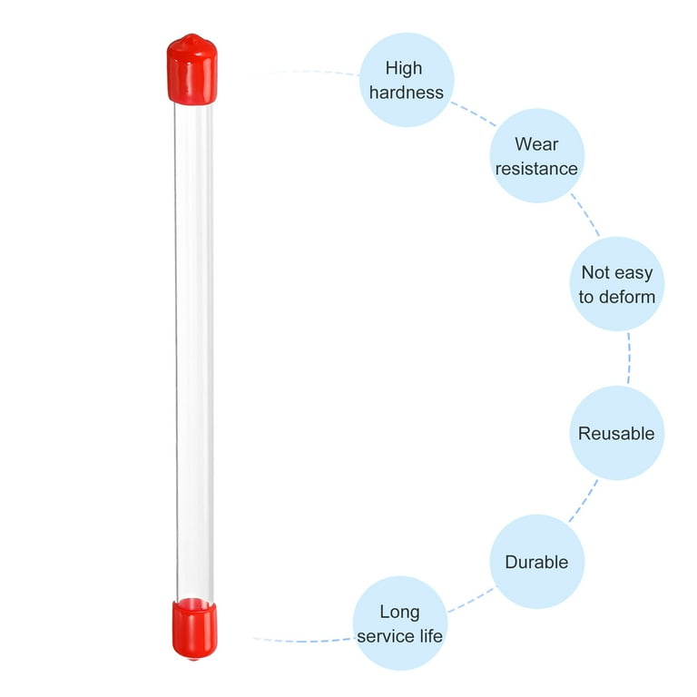 PATIKIL Clear Rigid Tube Round Plastic Tubing