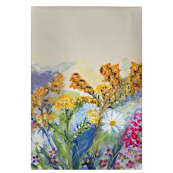 Betsy Drake GT166 Wild Flowers Guest Towel - 20 x 20 in.
