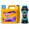 ARM & HAMMER Odor Blasters Detergent + Downy Unstopables Fresh Scent Booster Laundry Bundle