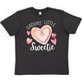 thumbnail image 3 of Inktastic Daddy's Little Sweetie with Pink Heart Cookie Youth T-Shirt, 3 of 5