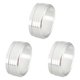 thumbnail image 1 of (Especificación de ventas, notas de pedido: un juego) Anillo de perilla de aire acondicionado adecuado para Subaru Forester WRX XV 09-16 [3 piezas plateadas], 1 of 8