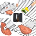 thumbnail image 3 of BBQ Tools Set Outdoor Barbecue Accessories Barbecue Utensil Tool for Men Dad 2PCS, 3 of 8