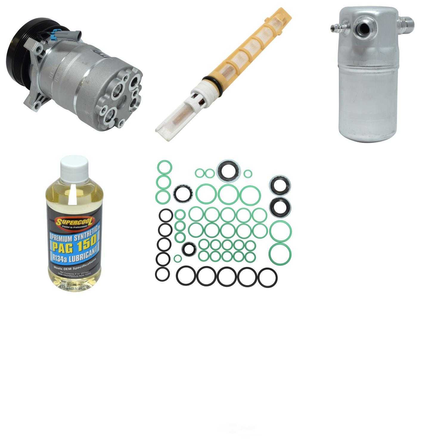 A/C Compressor and Component Kit -- Compressor Replacement Kit Fits select: 1994 CADILLAC DEVILLE