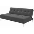 thumbnail image 2 of Sofá Cama Reclinable Vegas Lino Gris Oxford Futon 3 Posiciones, El Bazar Store EL BAZAR STORE Moderno Abotonado, 2 of 6