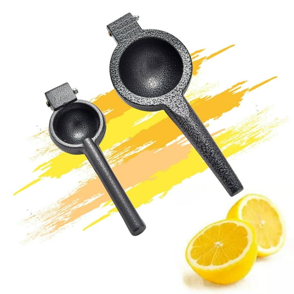 ARC USA J-001002 Cast Iron Lemon Lime Squeezer Set of two (2.4"+ 3.5")