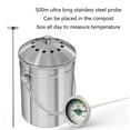 thumbnail image 6 of Yokua Stainless Steel Compost Soil Thermometer 10~76°C Measuring Garden Yard, 6 of 17