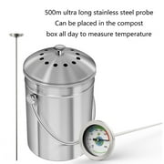 Long Stem Compost Soil Thermometer FastResponse Measuring Probe 10~76°C