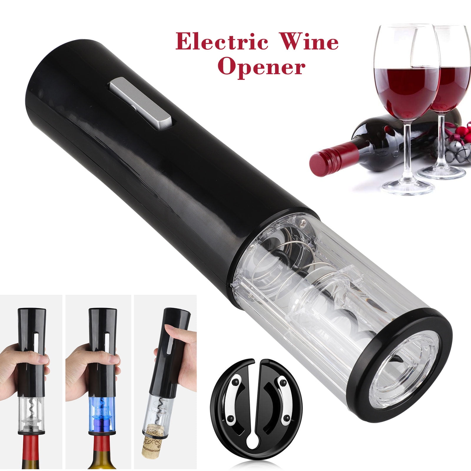 Electric Wine Bottle Opener Automatic Wine Corkscrews Cork Remover