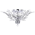 thumbnail image 3 of CWI Lighting Ivy 6 Light Transitional Metal Flush Mount in Chrome, 3 of 5