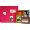 Your Zone Four-Opening Collage Frame and Elastic Band Memo Board Set