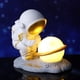 thumbnail image 2 of Lámpara de mesa de luna Space Buddy Light Moon Astronauta, bombillas LED, decoración temática espacial para niños, base de madera, luz nocturna fresca, regalo único para dormitorio de niños,, 2 of 5