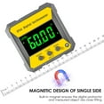 thumbnail image 2 of 4 x 90 Degrees Digital LCD Protractor Inclinometer Magnetic 0.2° Accuracy Angle Finder Level Box IP54 Electrical Levelling Instrument for Woodworking Machinery Auto, 2 of 8