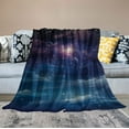 thumbnail image 2 of ARISTURING  Galaxy Blanket, Outer Space Universe Warm Throw Blanket for Couch Sofa Bed Adults Women Man,Blue Purple, 2 of 6