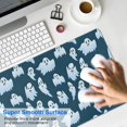 thumbnail image 4 of Long Mouse Pads for Desk,Smiling Ghosts Halloween Pattern Desk Mats on Top Of Desks, Desk Mouse Pad Extra Large with 3mm Non-Slip Base and Stitched Edge for Gaming,Office,Work,Home 35.4x15.7in, 4 of 5