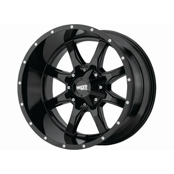 MO970 18x9 6x135.00/6x139.70 GLOSS BLACK (18 mm)
