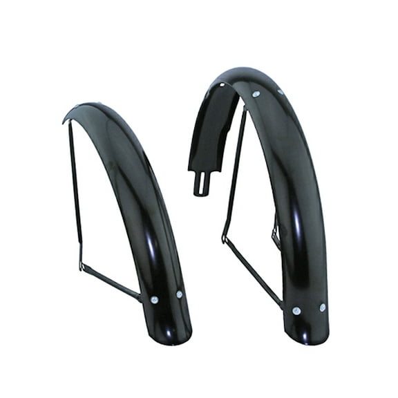 20" Flared Adjustable Fender Set Black.