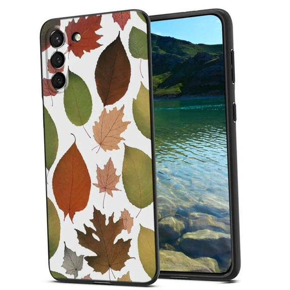 Compatible with Samsung Galaxy S21 Phone Case, Leaves-28 Case Men Women, Flexible Silicone Shockproof Case for Samsung Galaxy S21