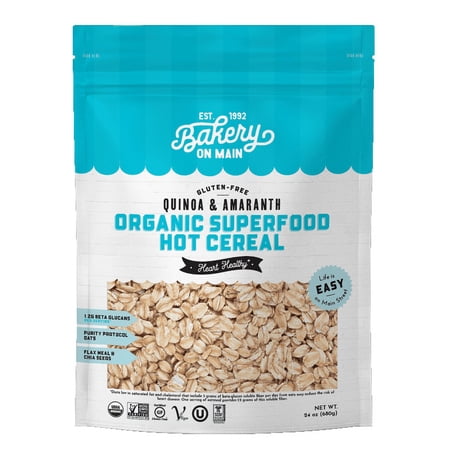 Bakery On Main, Hot Cereal, Organic, Gluten-Free, Amaranth & Quinoa, 24 oz, 2 Packets