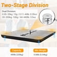 thumbnail image 2 of Postal Scales for Shipping Packages 440lb Heavy Duty Digital Mail Scale High Accuracy 0.35oz Postage Scale W/Separate Display, Type-C Charging for Small Business, Warehouse, Luggage, Home, Pet, 2 of 8