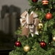 thumbnail image 5 of Juego de 5 Lazos Navideños de Terciopelo | Decoraciones de Tela para Envolver Regalos En Rojo, Azul, Amarillo y Beige | Adornos para Árbol de 17 X 21 Cm | Decoración para Fiestas | Cajas de Regalo, G, 5 of 6