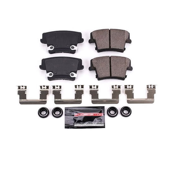 Power Stop Z23-1057A Z23 Evolution Sport Carbon Fiber-Ceramic Brake Pad -Rear