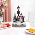 thumbnail image 4 of HmNPlay Christmas Village Tabletop Decor - Durable Resin Figurine Set for Home, Mantel, Gift Collection, Holiday Snowman Scene, 4 of 9
