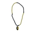 thumbnail image 2 of 33" Black and Gold Sectioned Football Necklace with Football Pendant (Dozen), 2 of 3