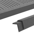 thumbnail image 1 of vidaXL 5 pcs Decking Angle Trims WPC 170 cm Grey, 1 of 5