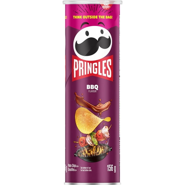 Pringles BBQ Flavour Potato Chips 156 G, 156g - Walmart.ca