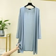thumbnail image 2 of Uooqdmx Light Weight Cardigan Women Summer Cardigan Long Cardigans for Women Open Front Cardigan for Women Light Cardigans for Women, Blue XXL, 2 of 5