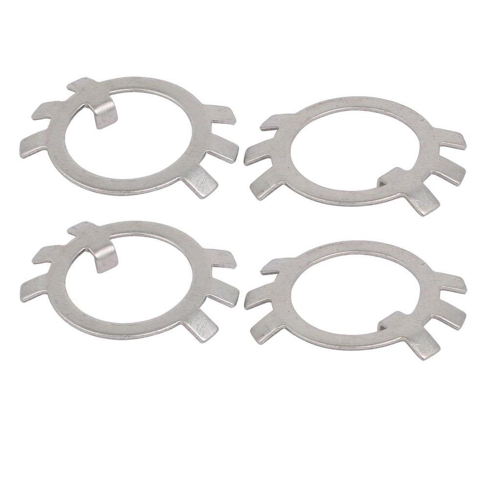 4pcs M25 304 Stainless Steel External Tab Spindle Washer for Round