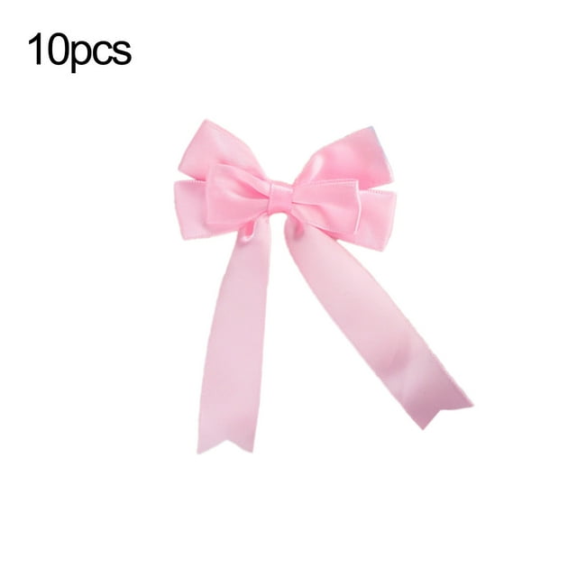 Christmas Bow Hand Made Ear Ribbon Lovely Ribbon Polyester Ribbon Bow Dovetail Bow Christmas Tree Decoration