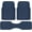 Cobalt Blue, variant on Floor Mats for Cars, Blue Deep Dish All-Weather Car Mats, Waterproof Trim-to Fit Automotive Floor Mats for Cars Trucks SUV, Universal Floor Liner Car Accessories