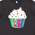 thumbnail image 4 of Inktastic 5th Birthday cupcake Youth T-Shirt, 4 of 5