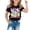 Black, variant on Shadoumai Toddler T Shirts Girls 5t Floral Graphic Boat Neck Shirt Short Sleeve T-Shirt Fashion Basic Tees Girls Summer Tops T-Shirts