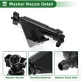 thumbnail image 4 of Unique Bargains Front Driver Side Headlight Washer Nozzle for Hyundai Santa Fe No.986712W000, 4 of 6