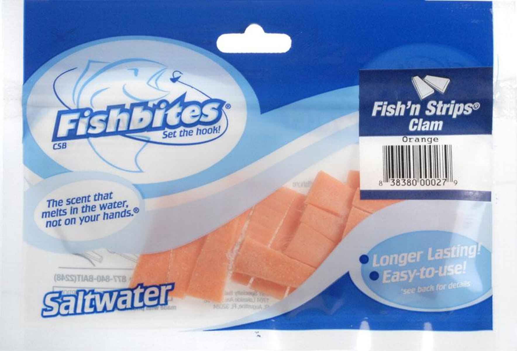 Details about   Fishbites 0050 Fish n Strips Sand Flea Orange White 15CT