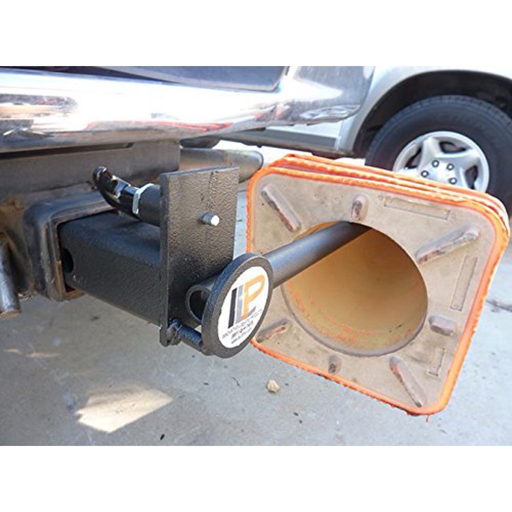 2" Trailer Hitch Mounted Receiver Safety Cone Holder for Work Trucks