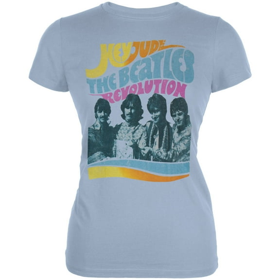 The Beatles Women's Juniors Hey Jude Revolution Short Sleeve T Shirt