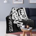 thumbnail image 5 of Blanket Throw Bedding Room Decor Flannel Blankets for Bed Sofa Warm Blankets 80"x60", 5 of 6