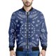 thumbnail image 3 of Chaquetas con estampado de bandana de cachemira de tendencia, moda de primavera y otoño, chaqueta con estampado 3D de manga larga, ropa de calle informal, sencilla y genial para hombre, 3 of 5
