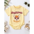 thumbnail image 3 of Bagilaanoe Newborn Baby Girl Boy Rompers Cartoon Print Short Sleeve Bodysuits 6M 9M 12M 18M Infant Casual One Piece Short Jumpsuit, 3 of 9