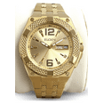 thumbnail image 2 of Elgin Adult Male Analog Watch in Gold with Textured Dial and Bracelet (FG18003), 2 of 5