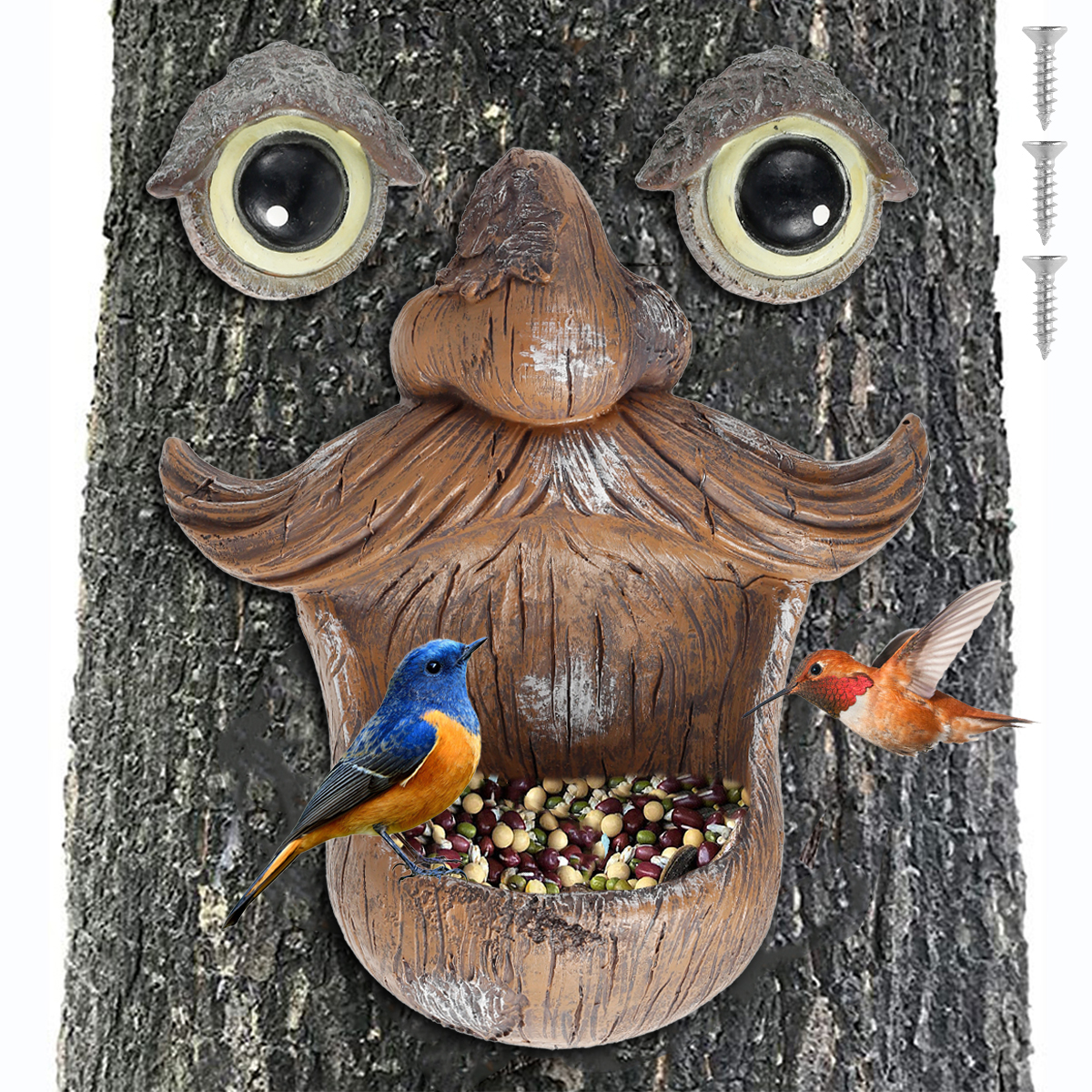 new facing bird feeder