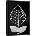 thumbnail image 2 of wall26 Framed Canvas Wall Art Leaves with Vein Drawing Geometric Patterns Block Print Abstract Contemporary Expressive Black and White for Living Room, Bedroom, Office - 24x36 inches, 2 of 4