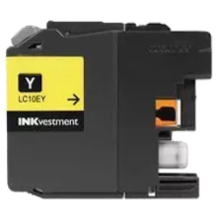 Brother LC-10EY Ink / Inkjet Cartridge High Yield - Yellow