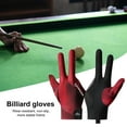 thumbnail image 2 of Breathable Billiards Gloves Enhanced Grip Left Right Hand Wear-resistant Anti-slip Stable Pole Billiards Gloves-Right Hand,Wine Red, 2 of 8