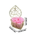 thumbnail image 2 of Latrodar 6 Rose Soap Flower Gift Box Valentine's Day Gift Birthday Gift Simulation Soap Upgraded Pink 4x4 Inch Home Essentials, 2 of 5