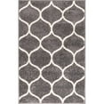 thumbnail image 3 of Contemporary Rosilan Collection Area Rug 8' Round - Dark Gray, 3 of 5