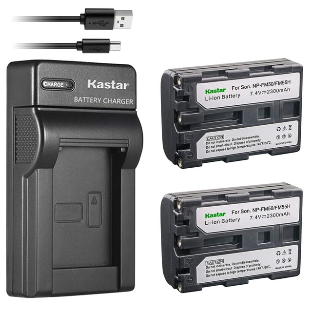 Batería y cargador Kastar para videocámara Sony NP-FM50